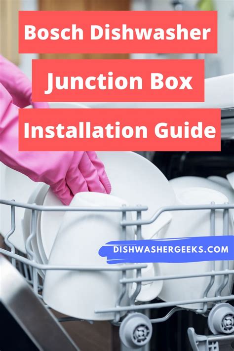 bosch dishwasher junction box|Bosch dishwasher wiring to box.